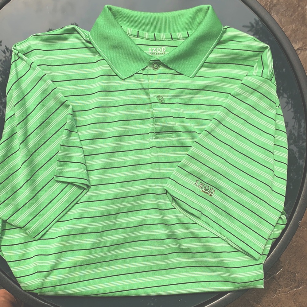 IZOD polo golf shirt size:L
